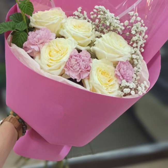 Букет цветов "Лунное плато"